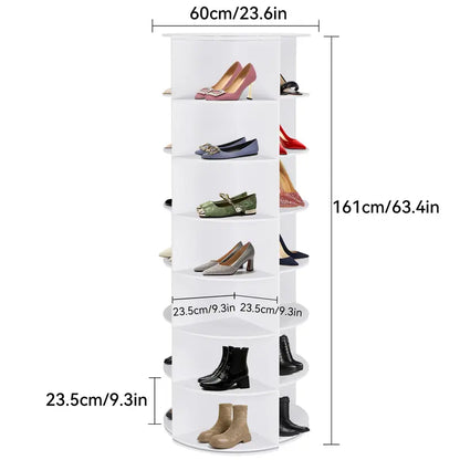360° Rotating Multi-Tiers Organizer Shoe Rack